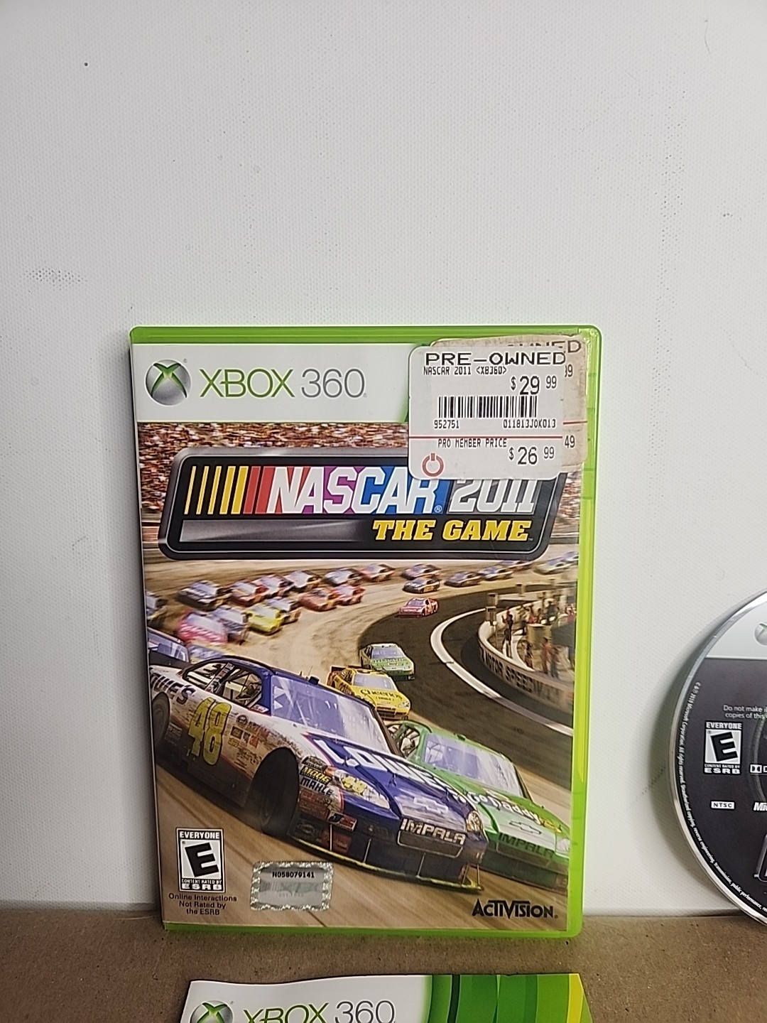 NASCAR The Game 2011 (Microsoft Xbox 360, 2011) Tested Complete