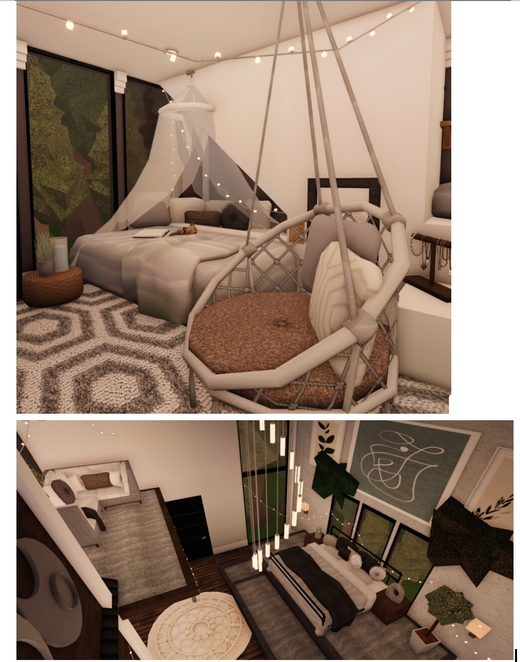 Custom Bloxburg House Interior and Exterior :) (READ DESCRIPTION)