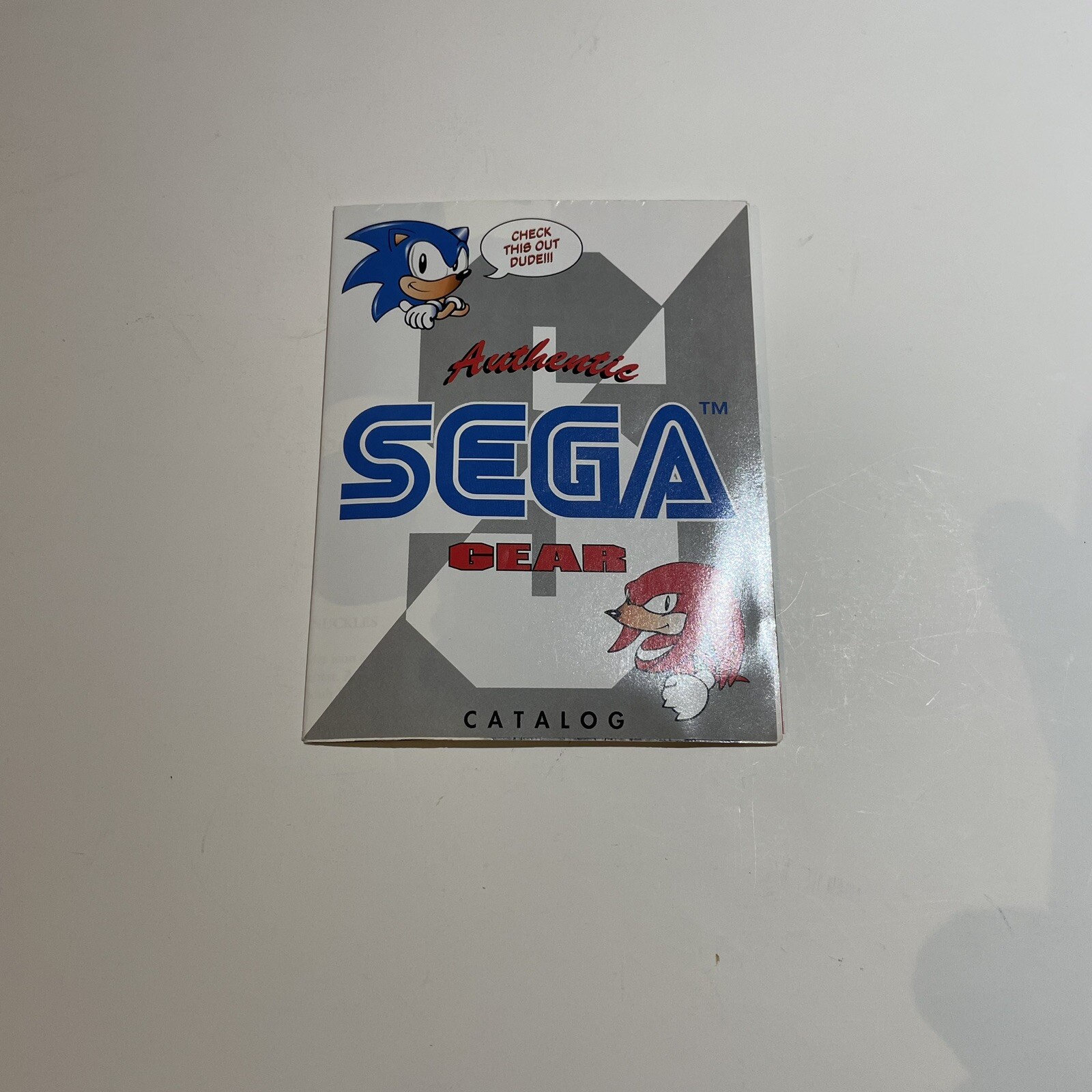 1994 Official Sega Gear Fold Out Poster Insert – Authentic!