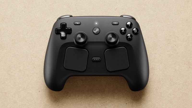 Steam Controller Black Wireless Valve PC Gamepad with Box – PRESALE CONFIRMED