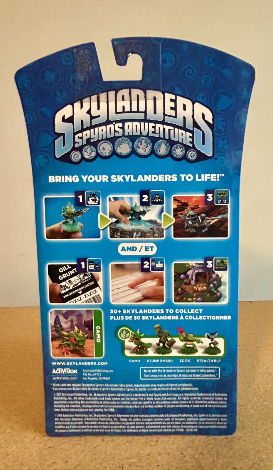 Skylanders – 2011 Spyro’s Adventure – Camo 🍉 BNIFSP