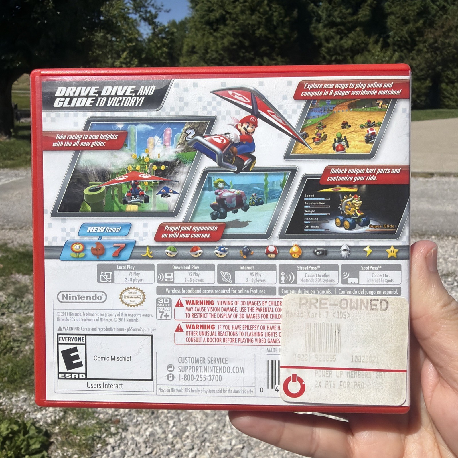Mario Kart 7 Nintendo 3DS – Missing Manual – Tested