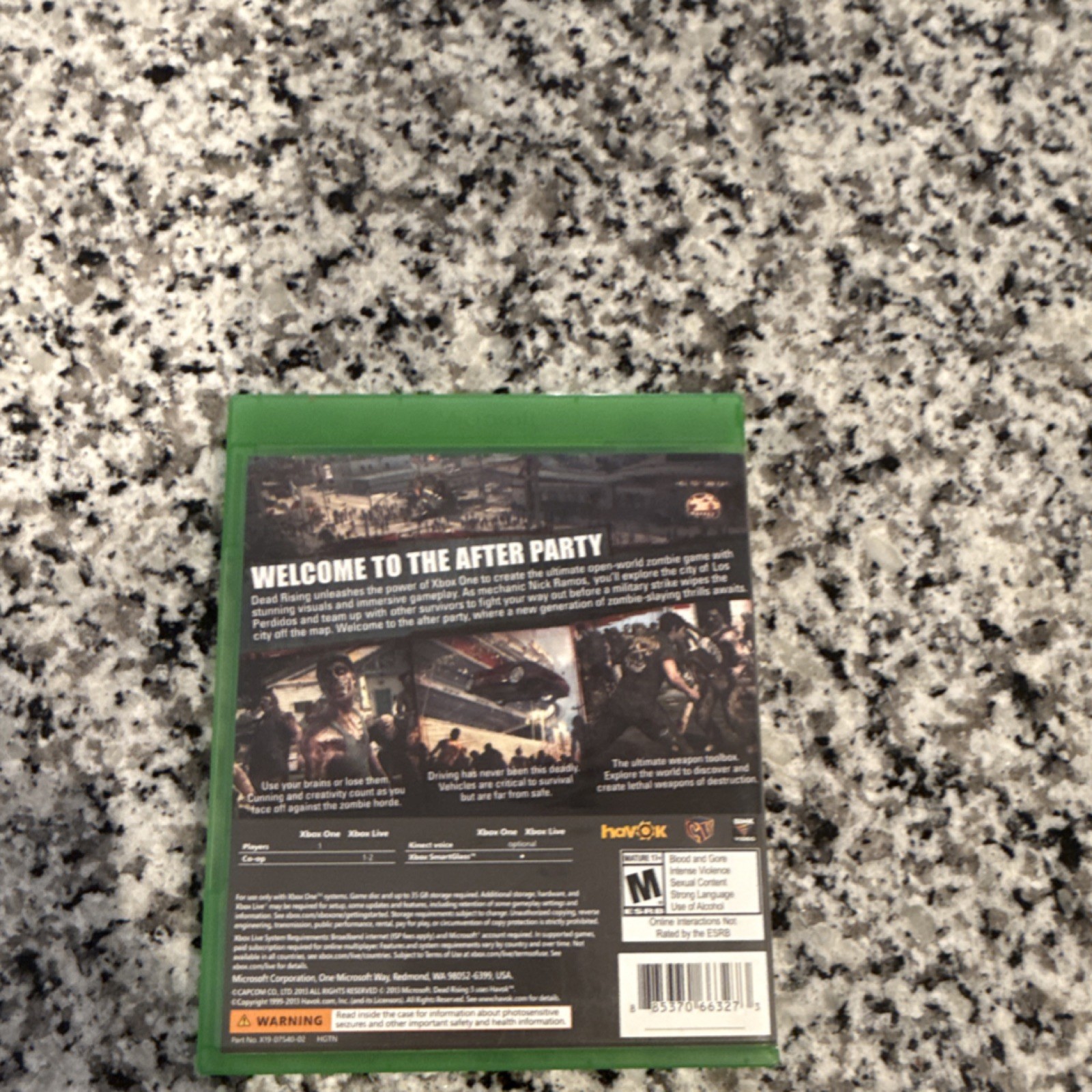 Capcom Dead Rising 3 Xbox One Action & Adventure Online Playability