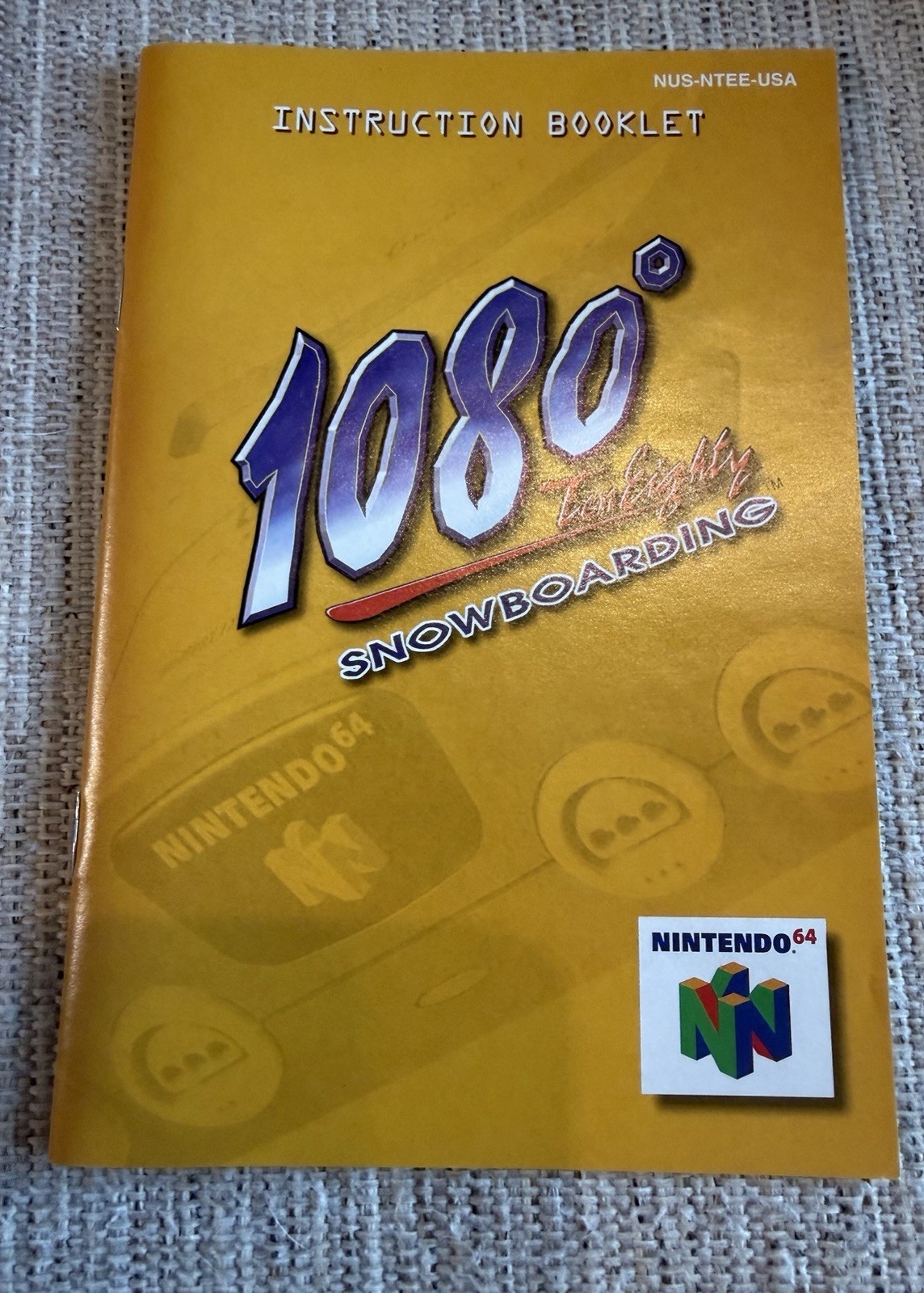 1080 Snowboarding Nintendo 64 N64 – Complete in Box CIB – Near Mint – Authentic