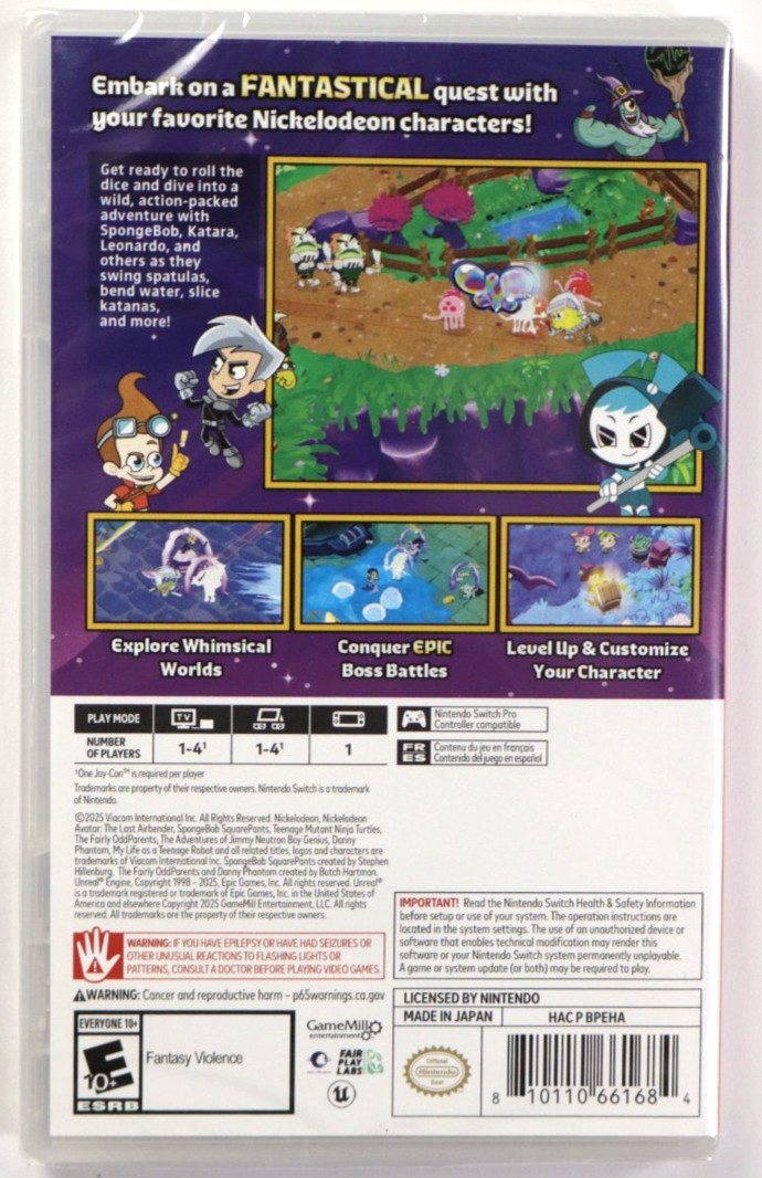 Nicktoons & The Dice Of Destiny – Nintendo Switch
