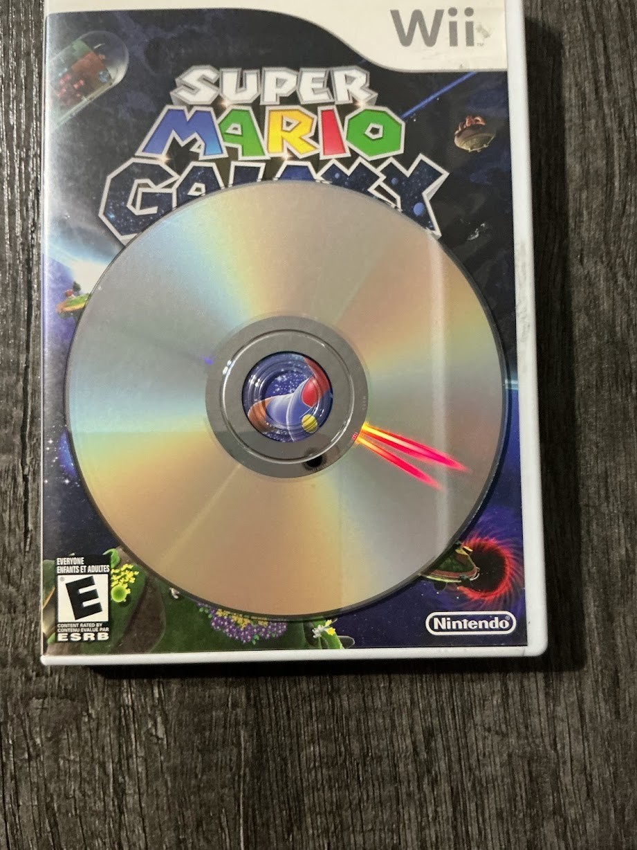 Super Mario Galaxy (Nintendo Wii, 2007) CIB Compete In Box Tested & Working!