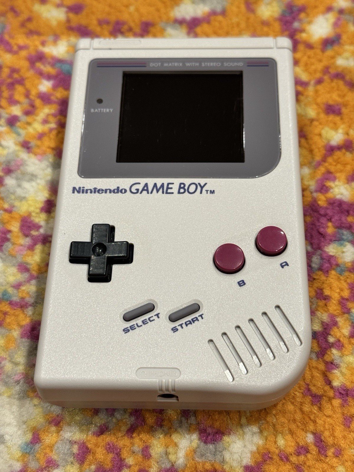 Nintendo Game Boy Original DMG IPS Backlit Backlight Original Gray System W Box