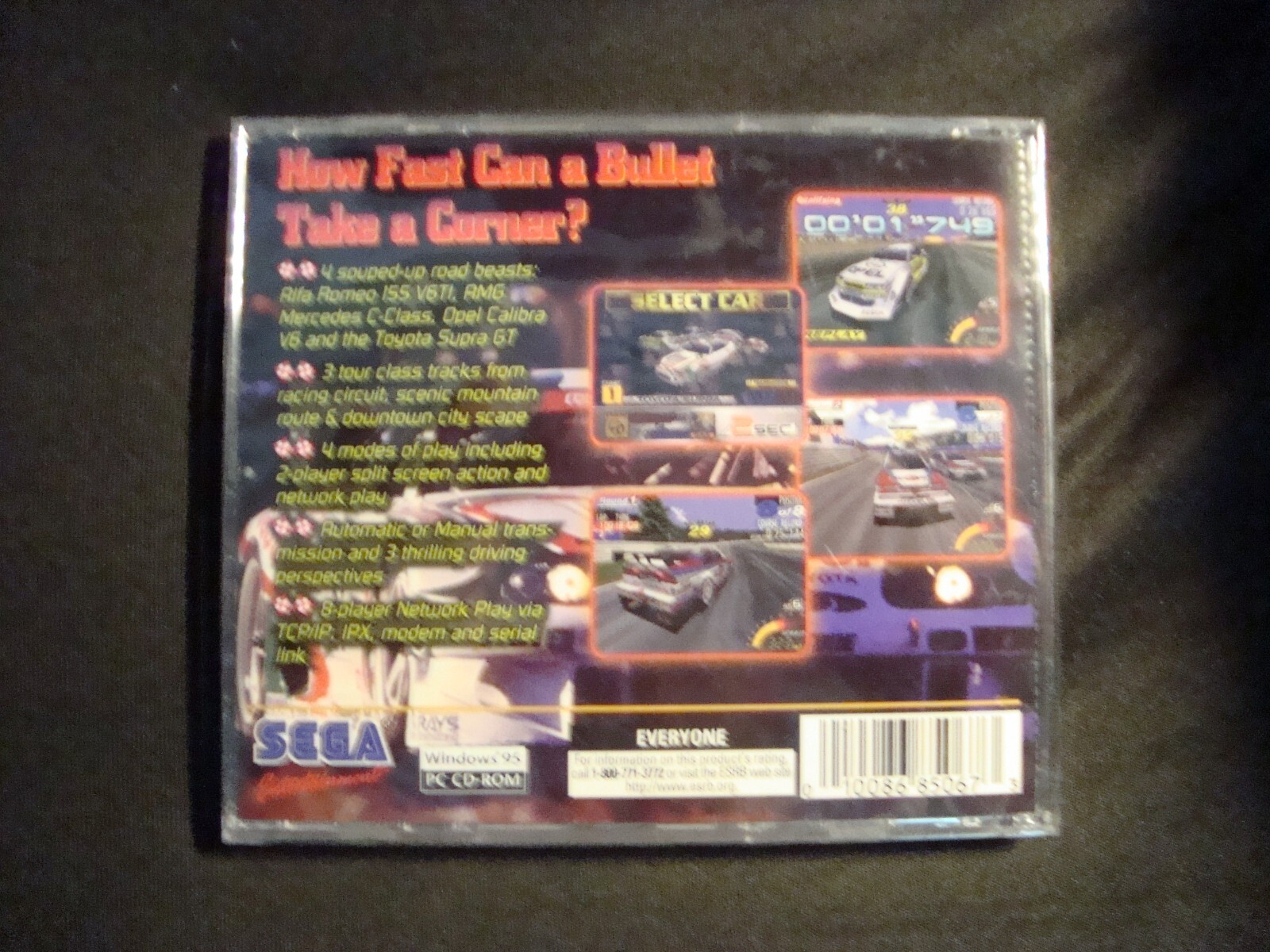 Sega Touring Car Championship PC CD ROM Game Sega Racing NEW in jewel case