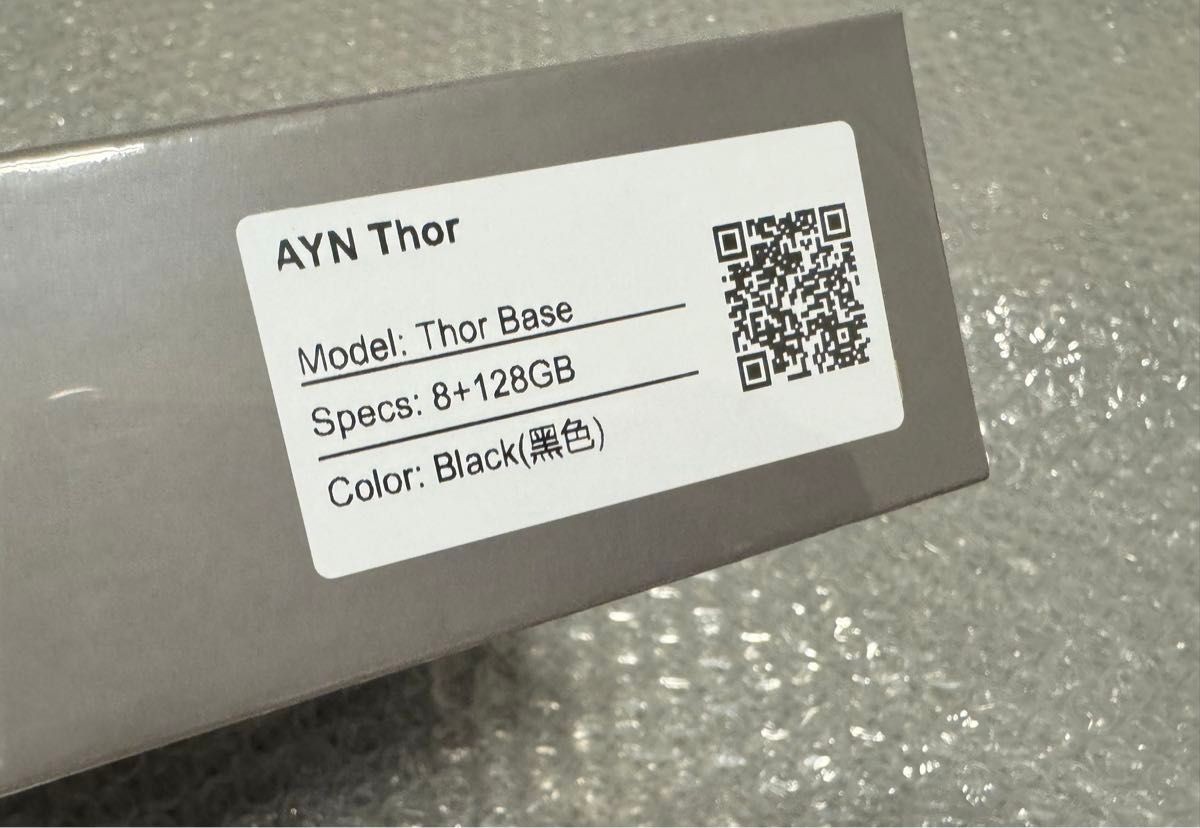 AYN Thor Base Black 8GB 128GB New Sealed Japan Model Handheld Gaming Console
