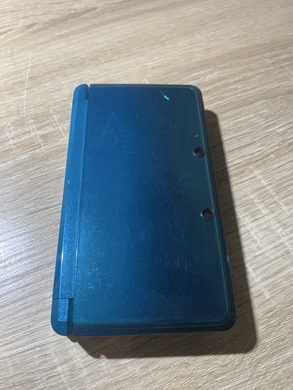1405 Nintendo 3DS Aqua Blue Good TESTED