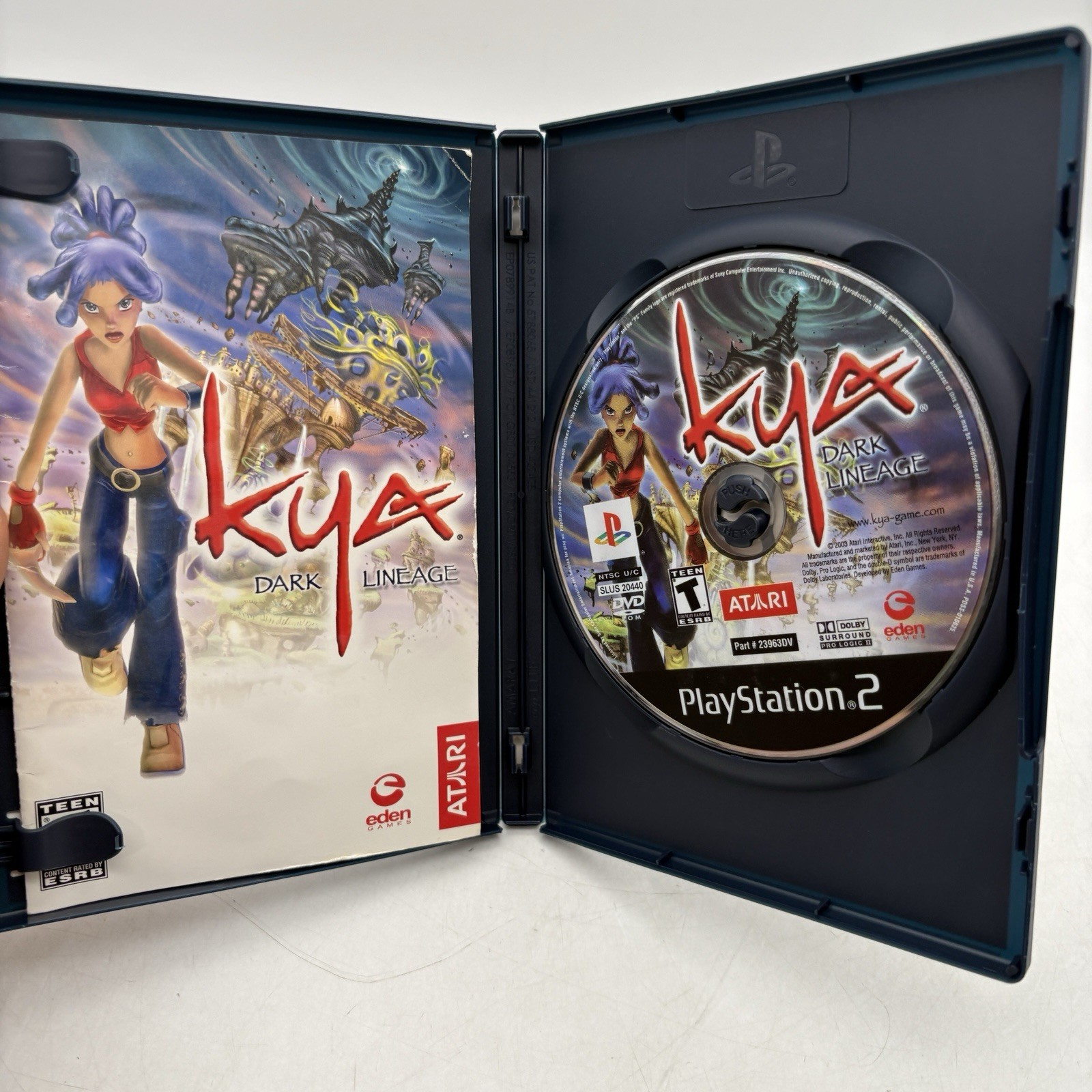 Kya Dark Lineage PlayStation 2 PS2 Complete w/ Manual CIB Tested