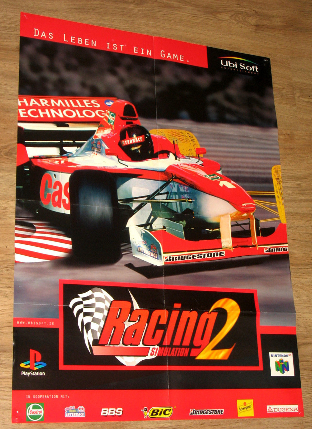 Messiah & Racing 2 Simulation very rare Poster 58x80cm