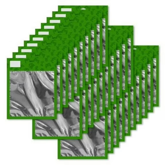 Generic Resealable Bag For Bulk Item (Green) (Regular) 30 Pack