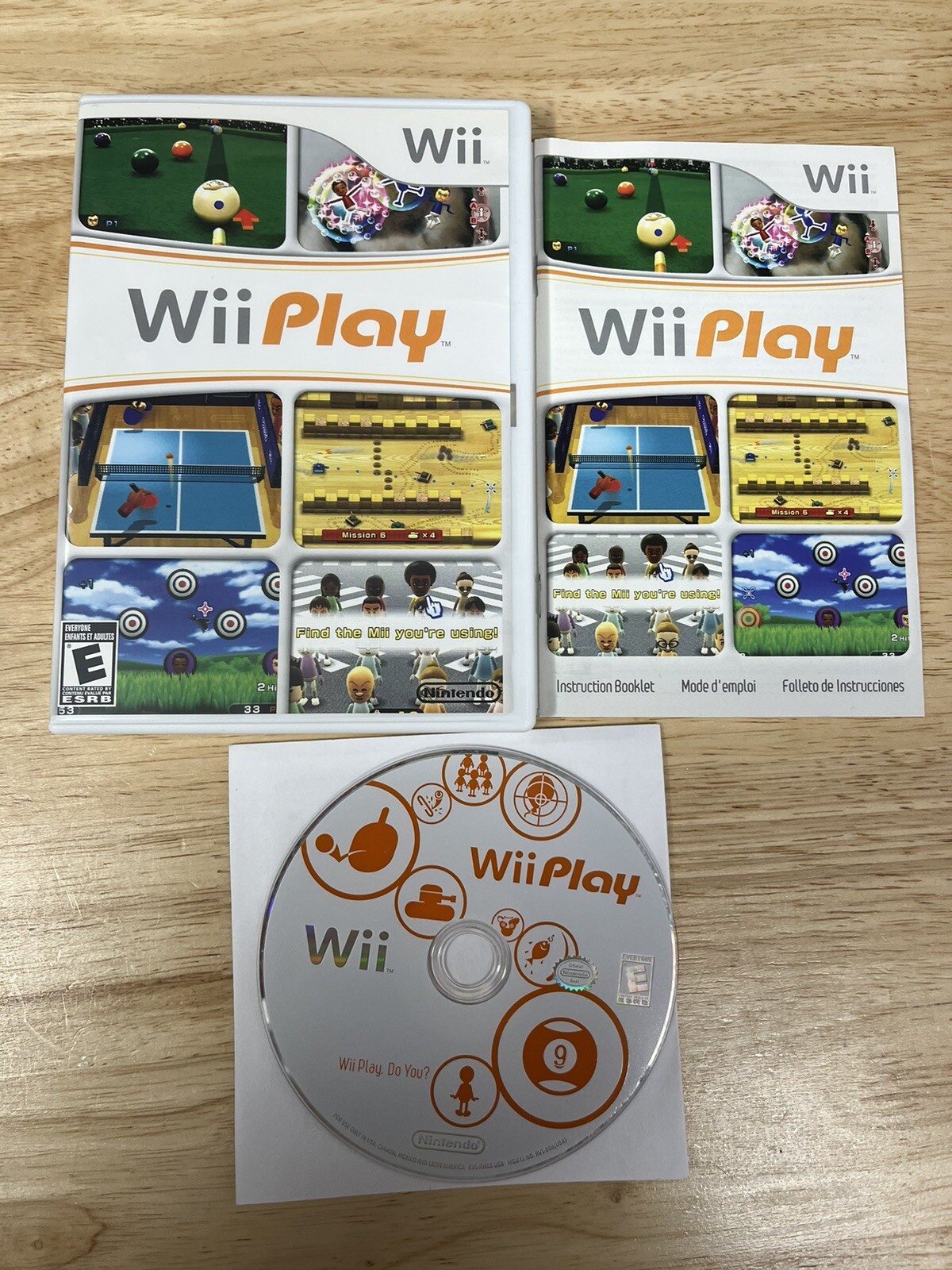 WII PLAY Nintendo Wii Complete In Box