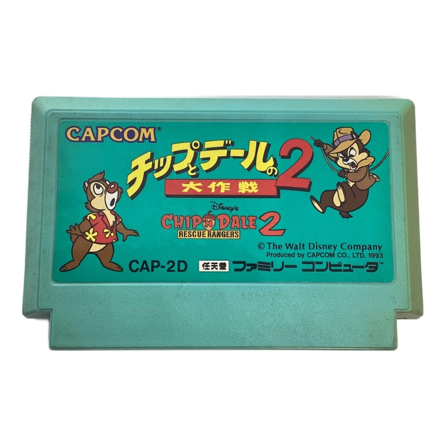 CAPCOM Does not apply Chip Dale 2 Famicom JAPAN