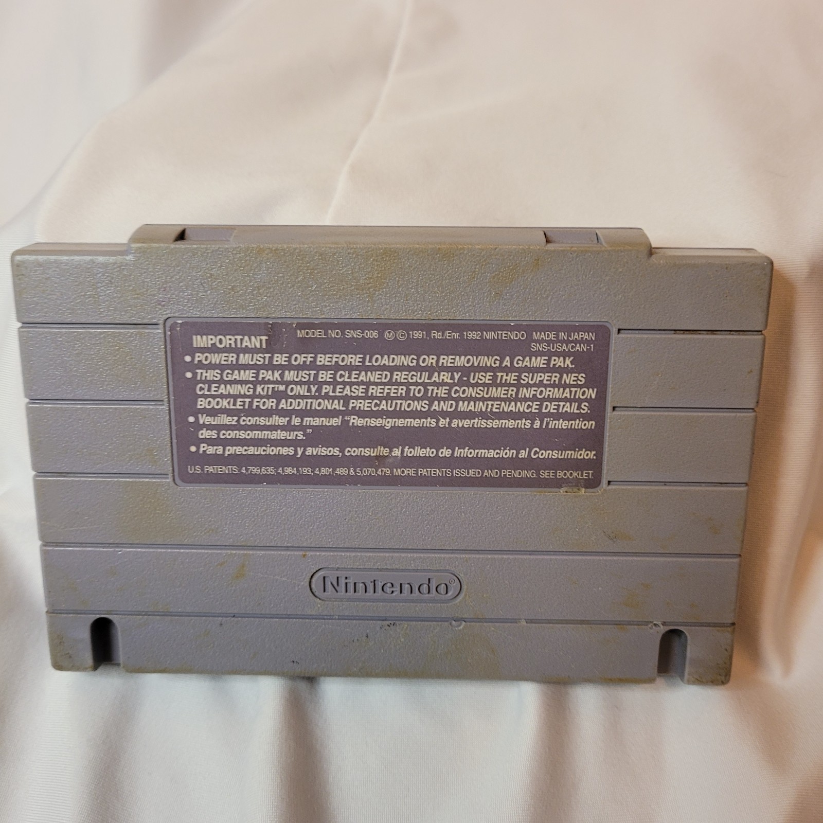 NFL Football SNES Super Nintendo