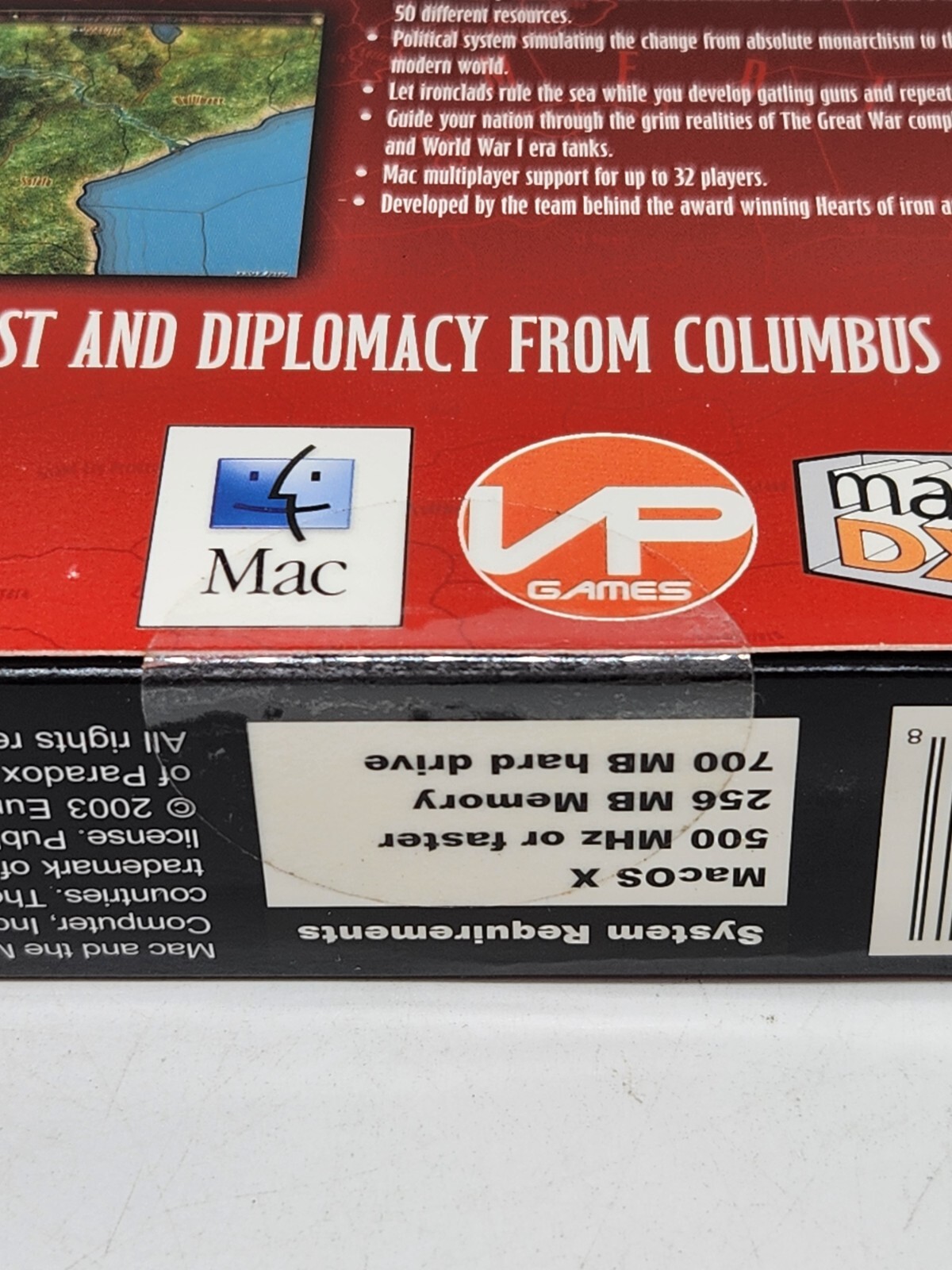 NEW VICTORIA AN EMPIRE UNDER THE SUN SEALED SMALL BOX MAC OS X MACINTOSH 2003