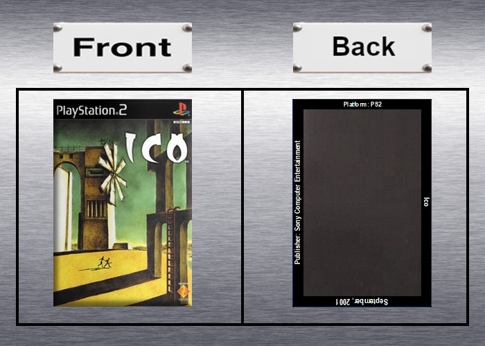 Ico Video Game Box Art *PS2* High Quality Magnet