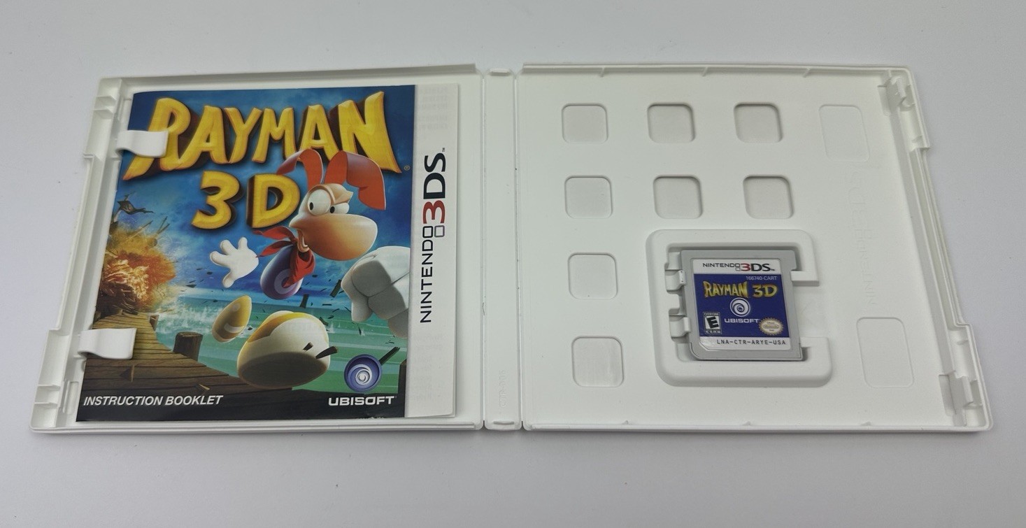 Rayman 3D Nintendo 3DS CIB Complete with Manual Tested & Works!