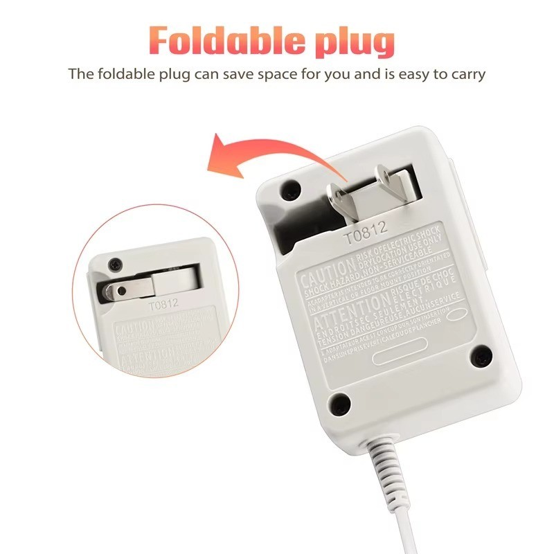 AC Adapter Home Wall Charger Cable for Nintendo DSi/ 2DS/ 3DS/ DSi XL System