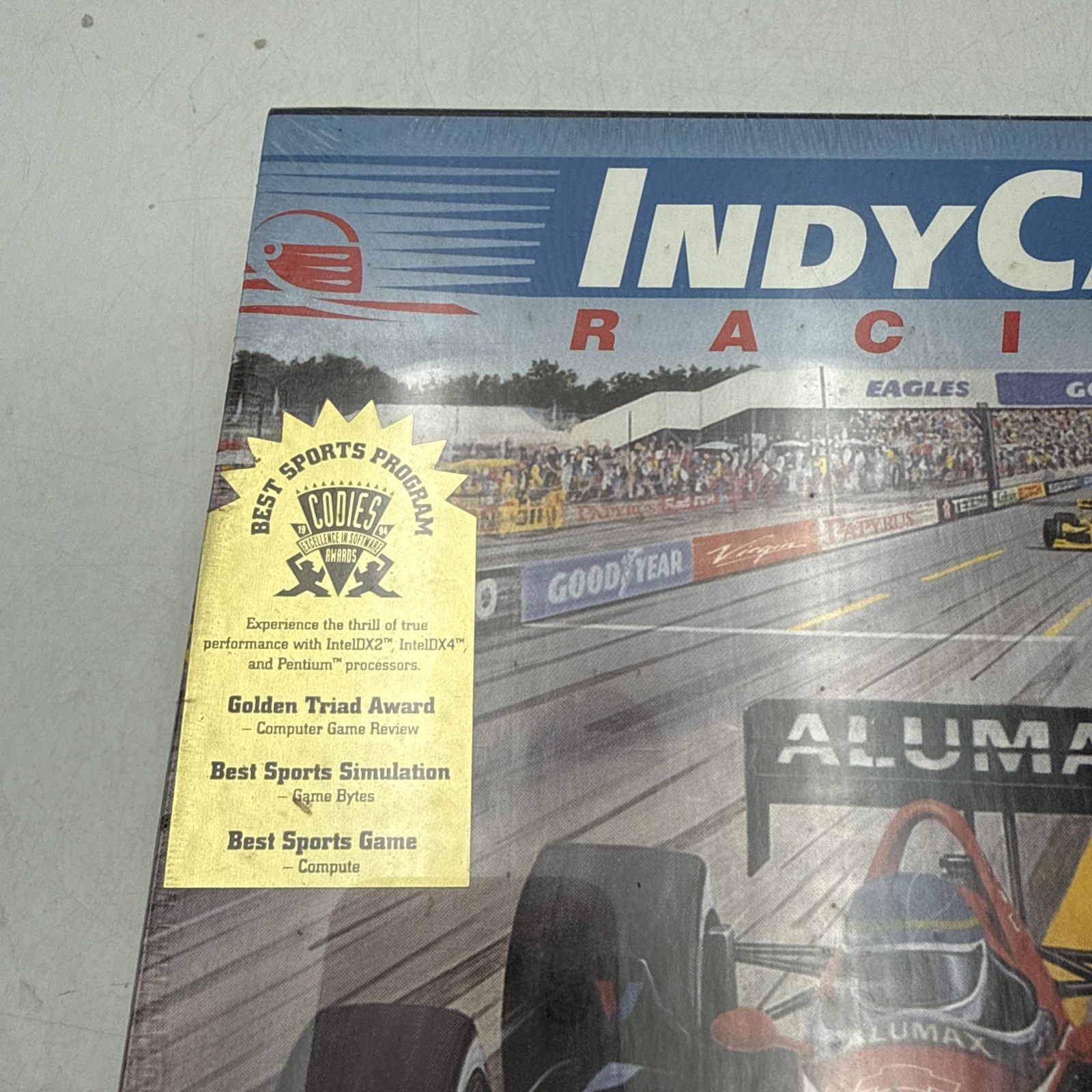 Indy Car Racing PC Game, Papyrus 1993 3.5″ Floppy Disk Big Box BRAND NEW SEALED