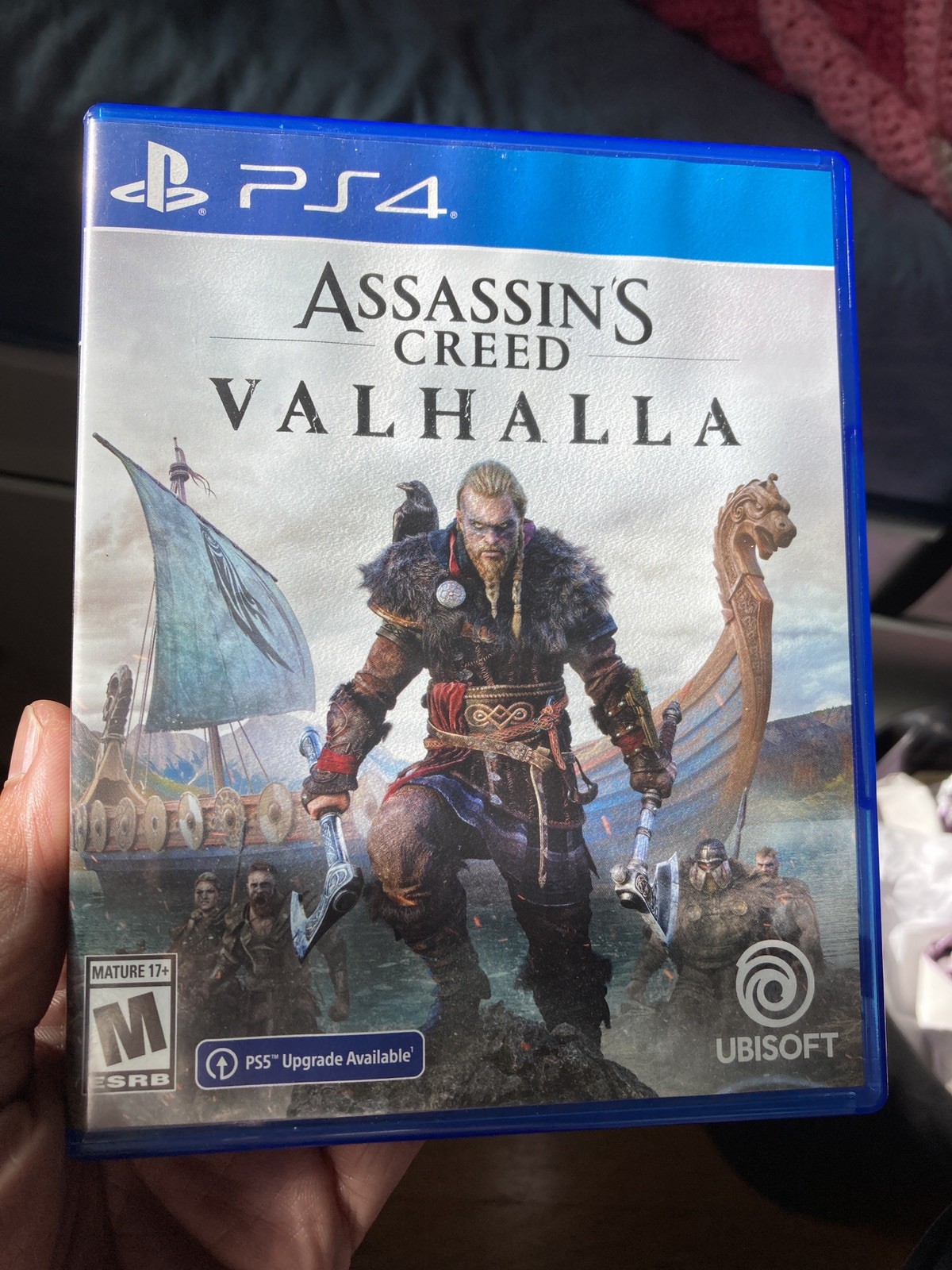 Assassins Creed Valhalla PlayStation 4 PS4 Mint Disc PS5 upgrade available bonus