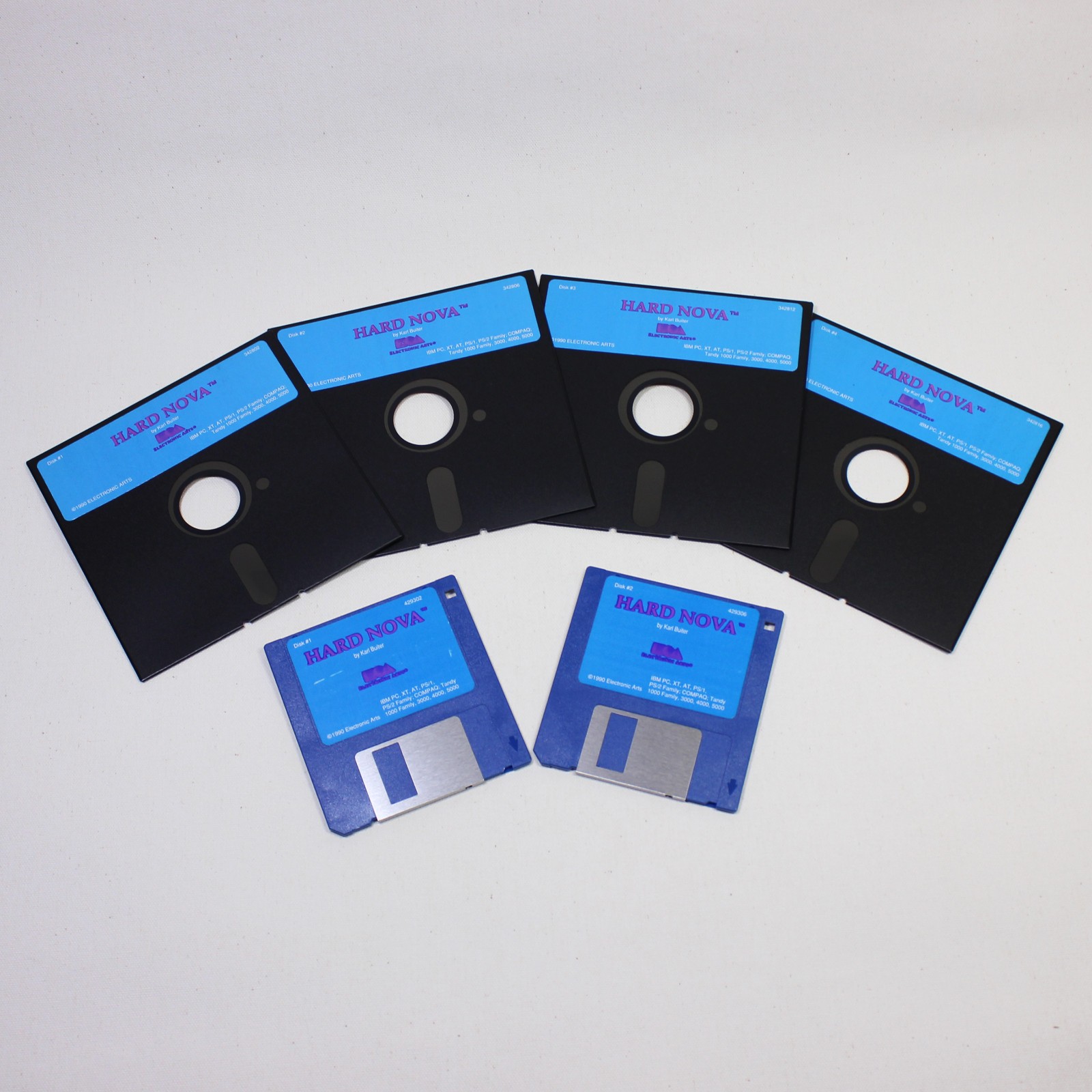 Hard Nova by Karl Buiter, 5.25 & 3.25 Disks (PC, 1990) – Missing Map