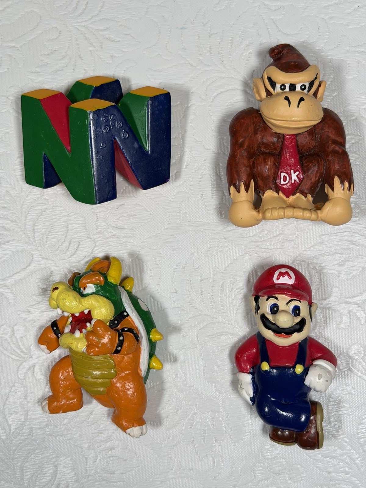 VTG 1997 Official Nintendo 64 3D Magnets Complete Set Mario N64 DK Bowser “READ”