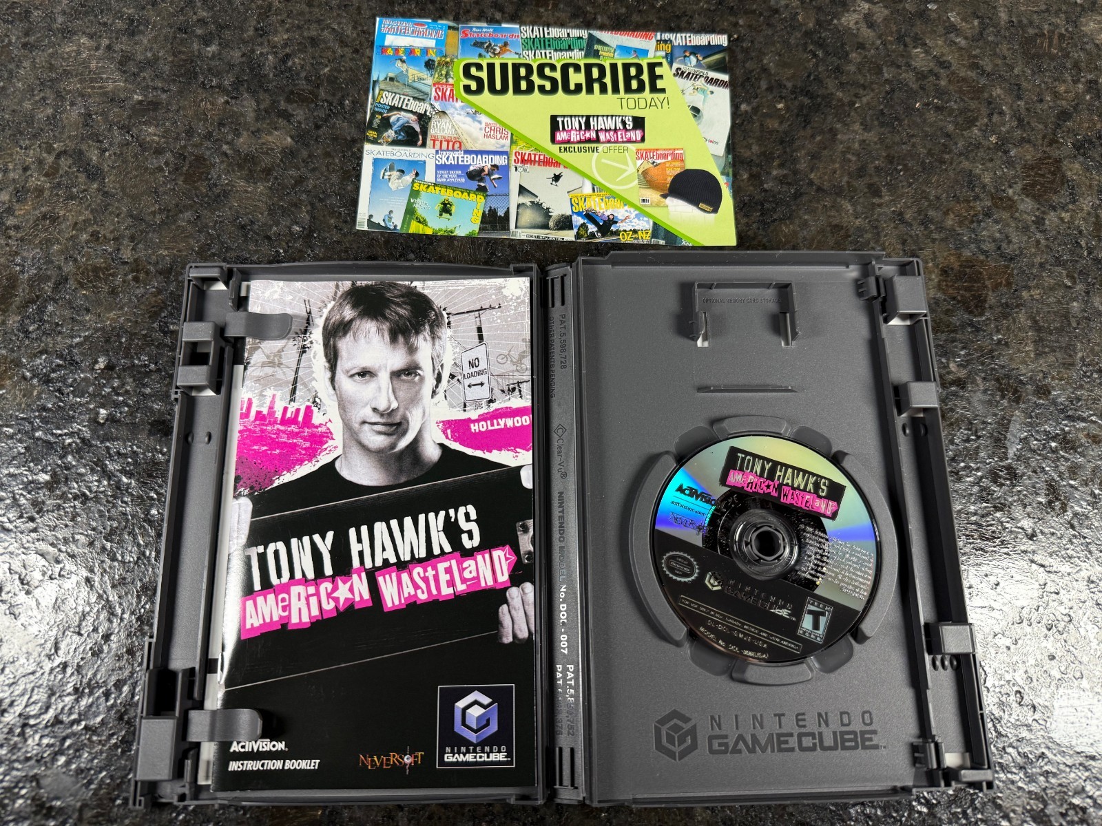 GameCube Tony Hawk SSX Tricky Extreme Sports Bundle UNTESTED