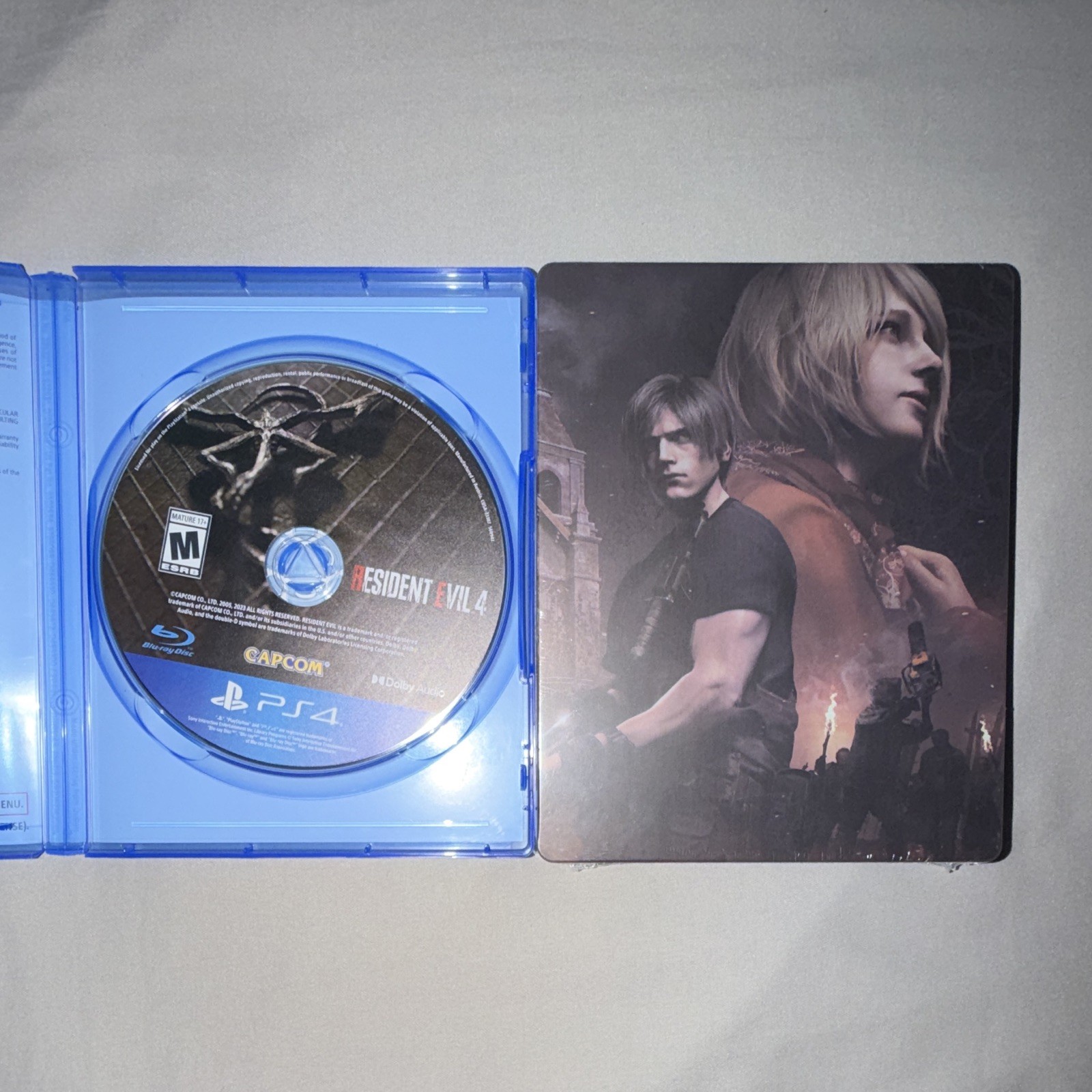 *SEALED*Resident Evil 4 SteelBook Edition Sony PlayStation 4 PS4 w/ PS5 Upgrade