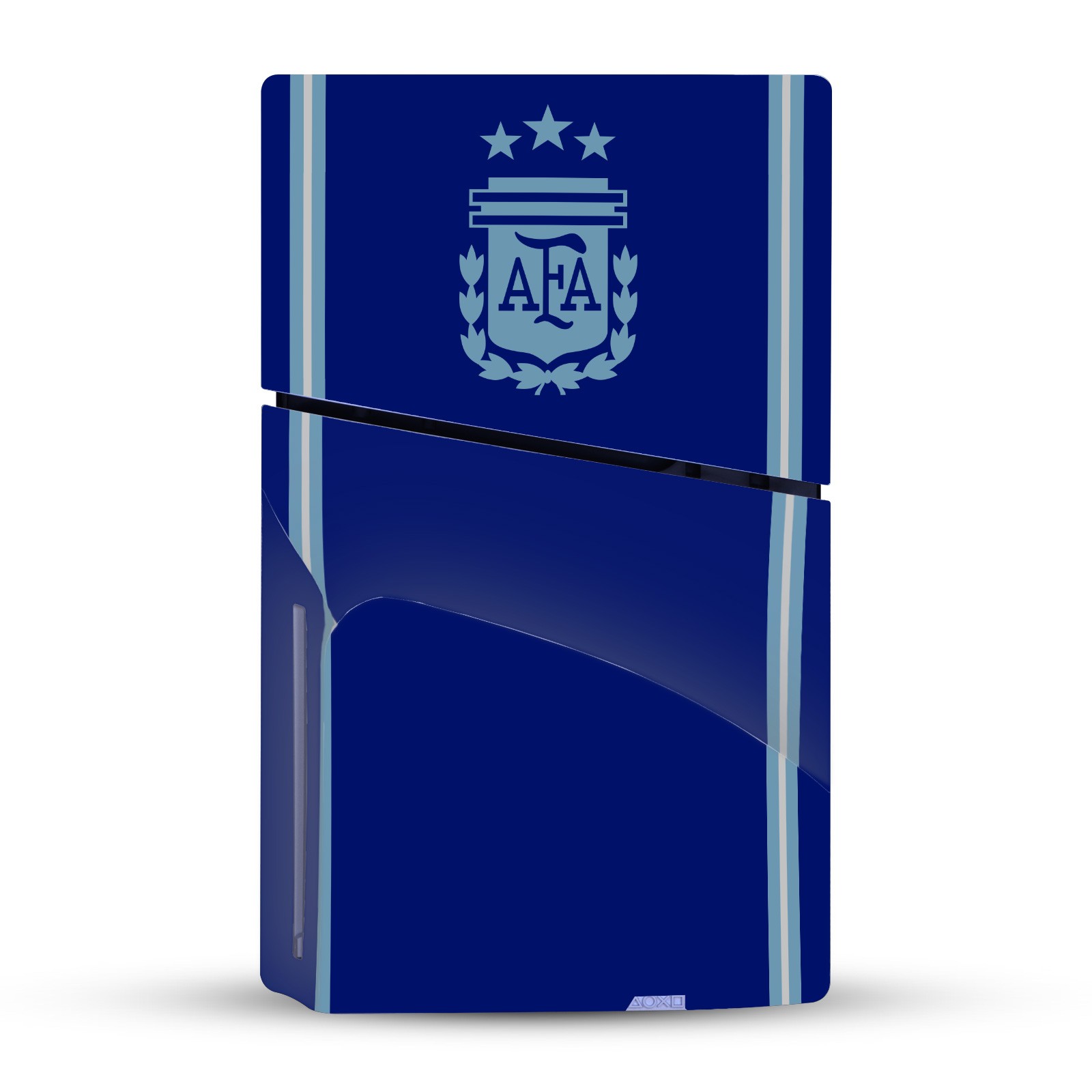 ARGENTINA FOOTBALL 24/25 CREST KIT VINYL SKIN FOR SONY PS5 SLIM DISC CONSOLE
