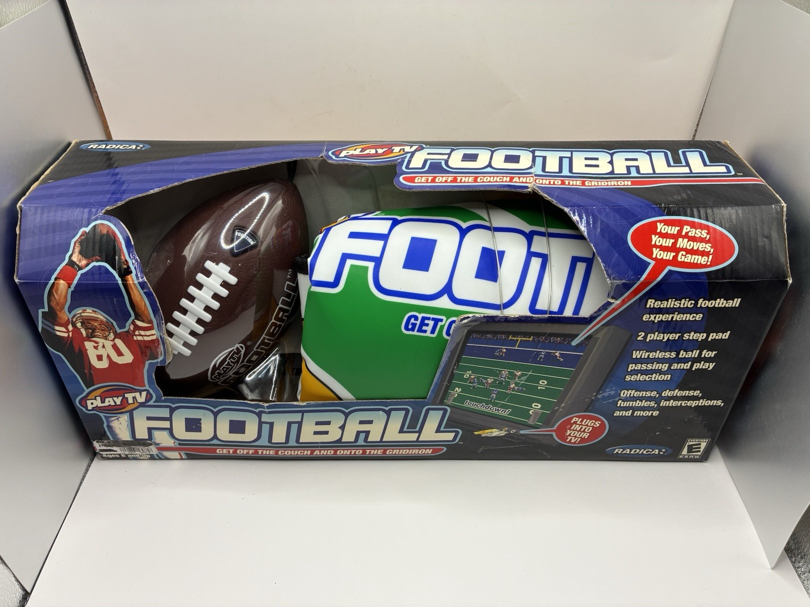 Vintage Football Play TV Plug and Play Arcade Video Game 2005 New Unopened