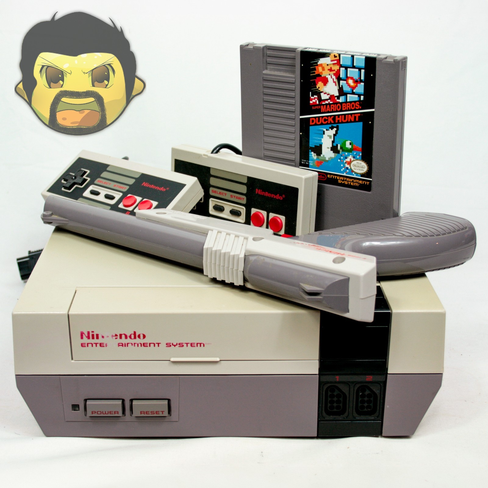 Nintendo NES Console Original Bundle Super Mario Bros Duck Hunt Bundle Zapper 2