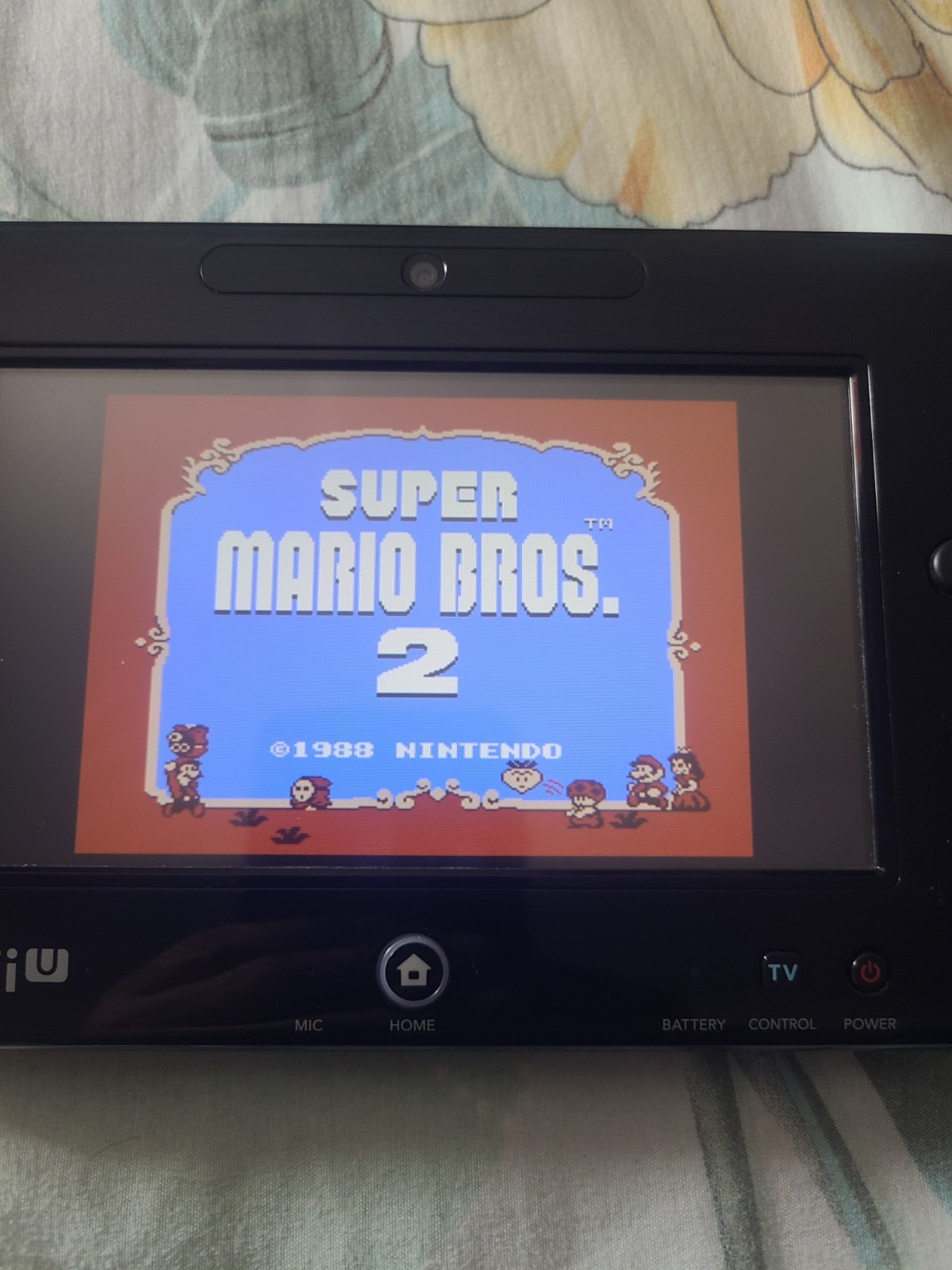 Nintendo Wii U GamePad WUP-010(USA) Black Tablet Only TESTED WORKS.
