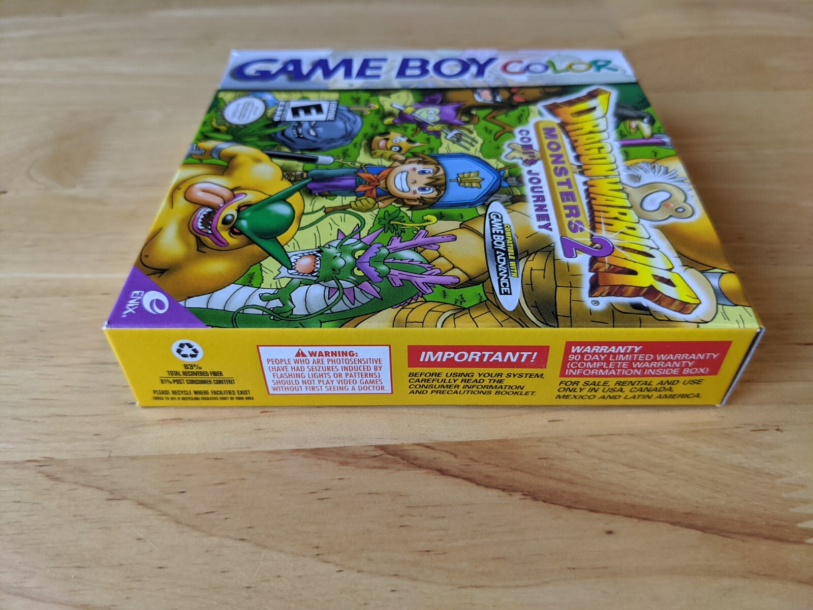 Dragon Warrior Monsters 2 Cobi’s Journey – Game Boy Color – Game and Box only