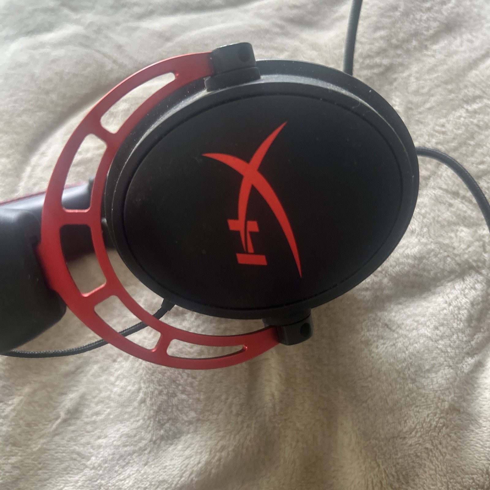 HyperX Cloud Alpha Gaming Headset Red- Preowned Audio Cable