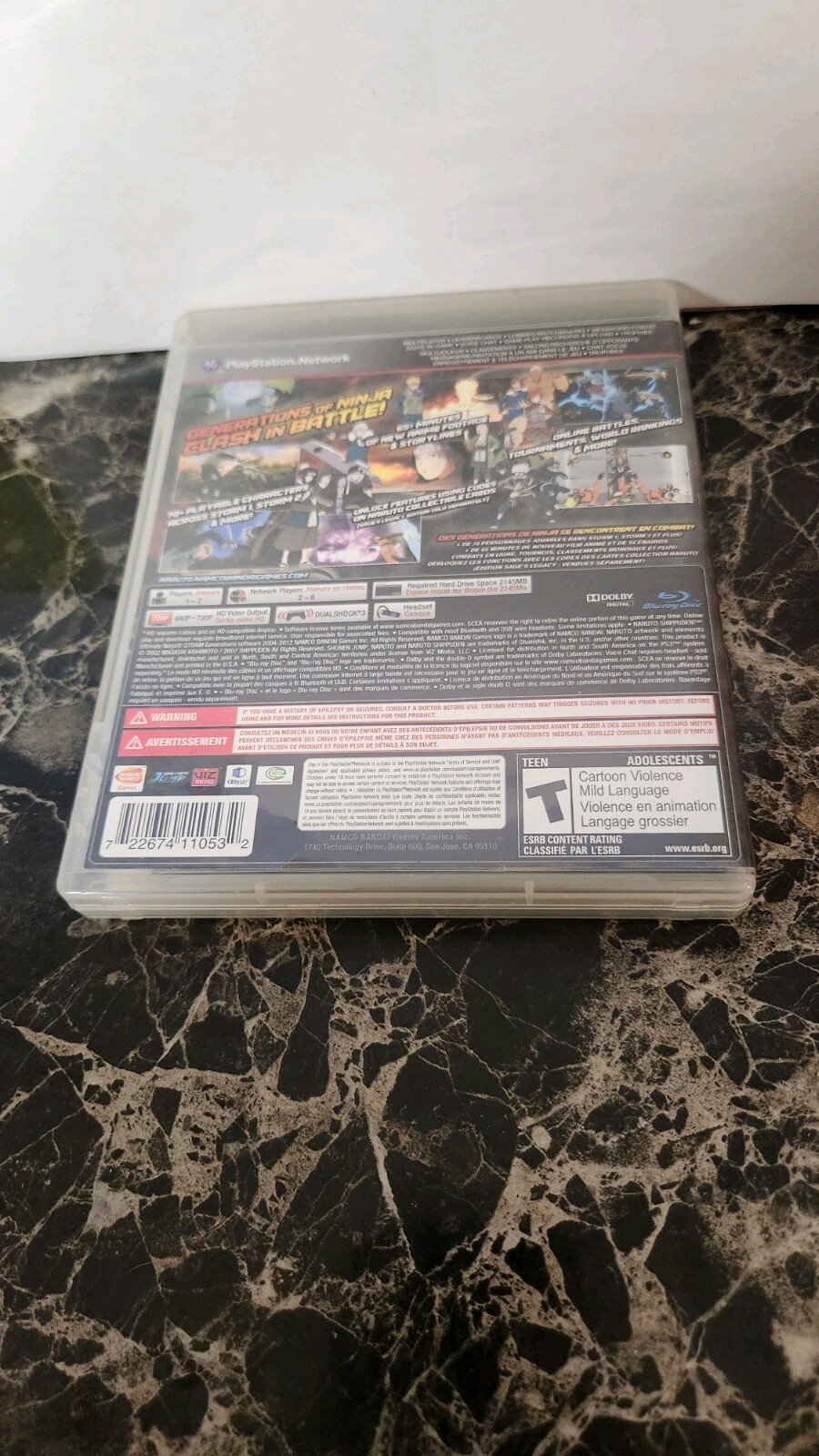 Naruto Shippuden Ultimate Ninja Storm Generations (Sony PlayStation 3)