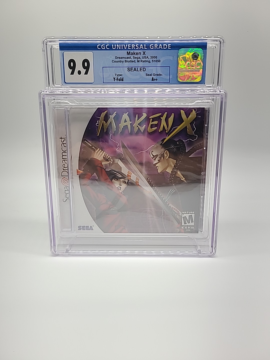 Maken X CGC 9.9 A++ Sega Dreamcast Graded Sealed Not WATA, VGA, PSA