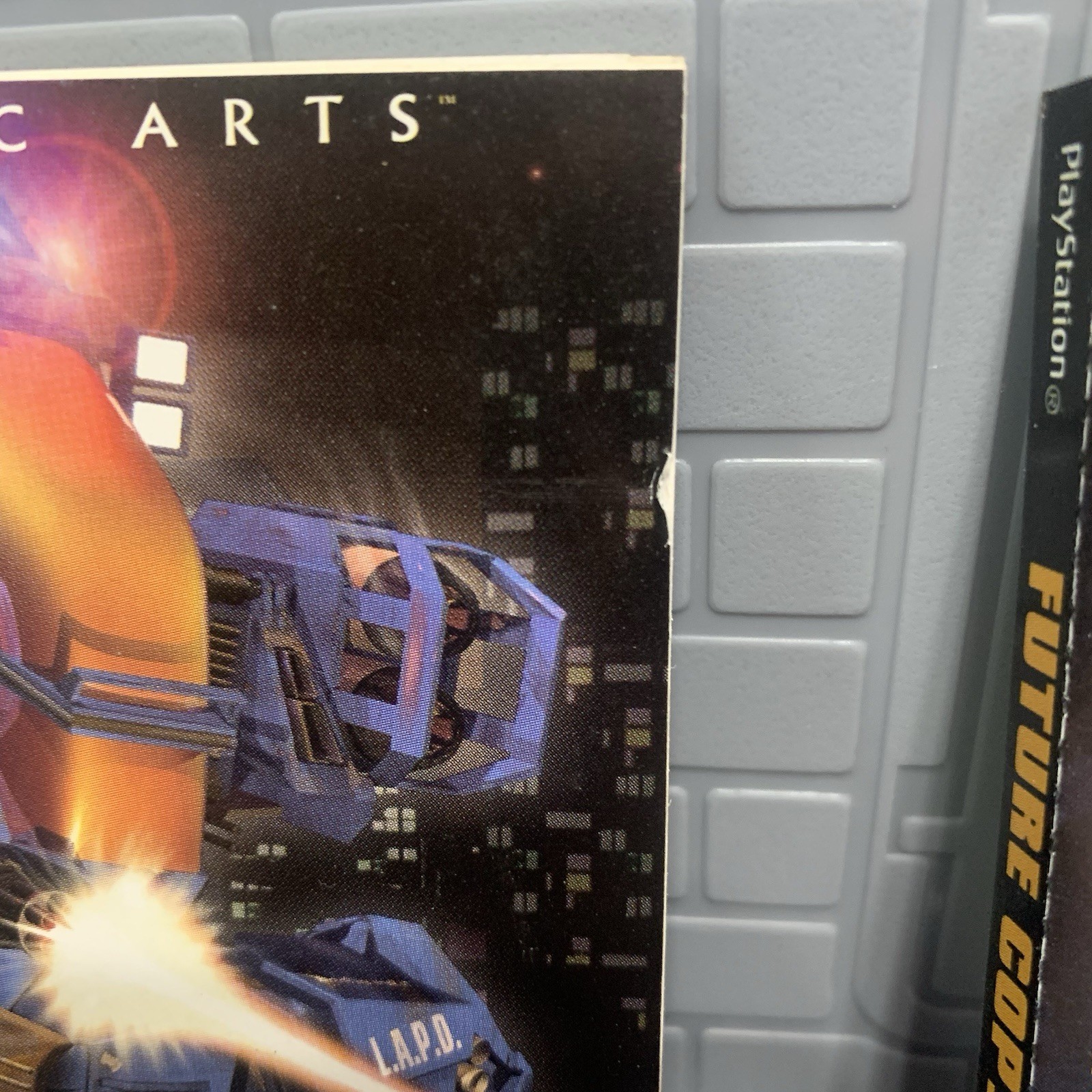 Future Cop LAPD PS1 Sony EA Action Shooter Mech Combat Video Game READ