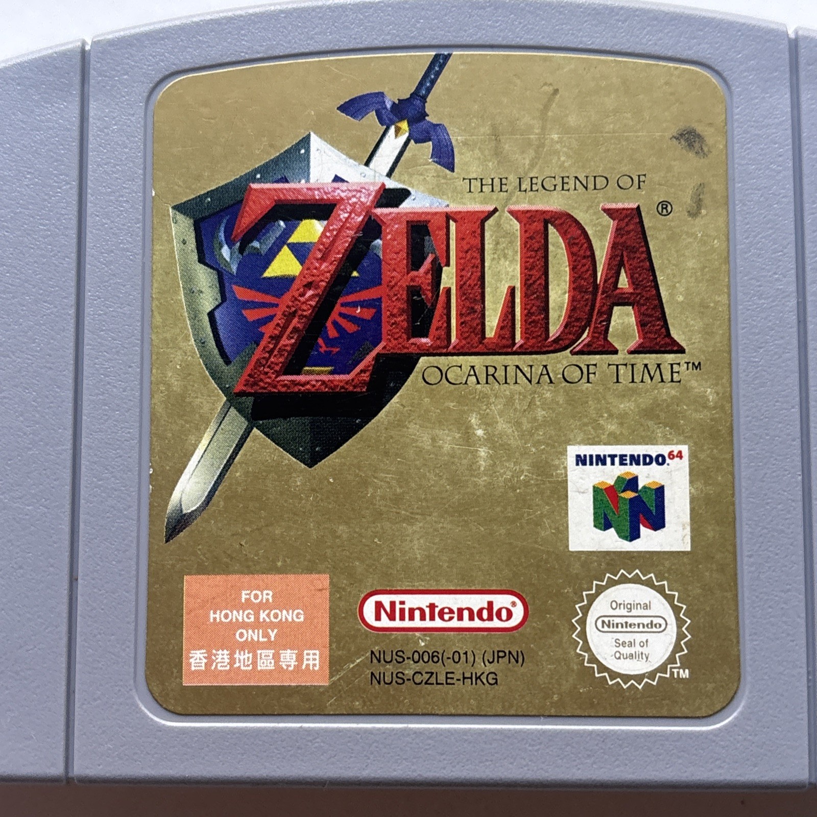 Hong Kong Version Legend Of Zelda Ocarina Of Time Authentic Nintendo 64 N64 Rare