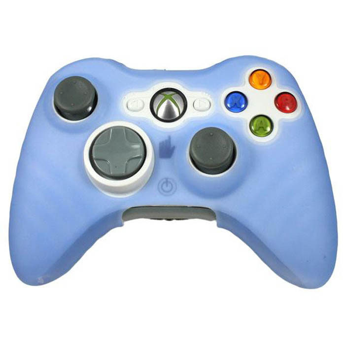 2X Rubber Skin Silicone Gel Protective Cover For Microsoft Xbox 360 Controller