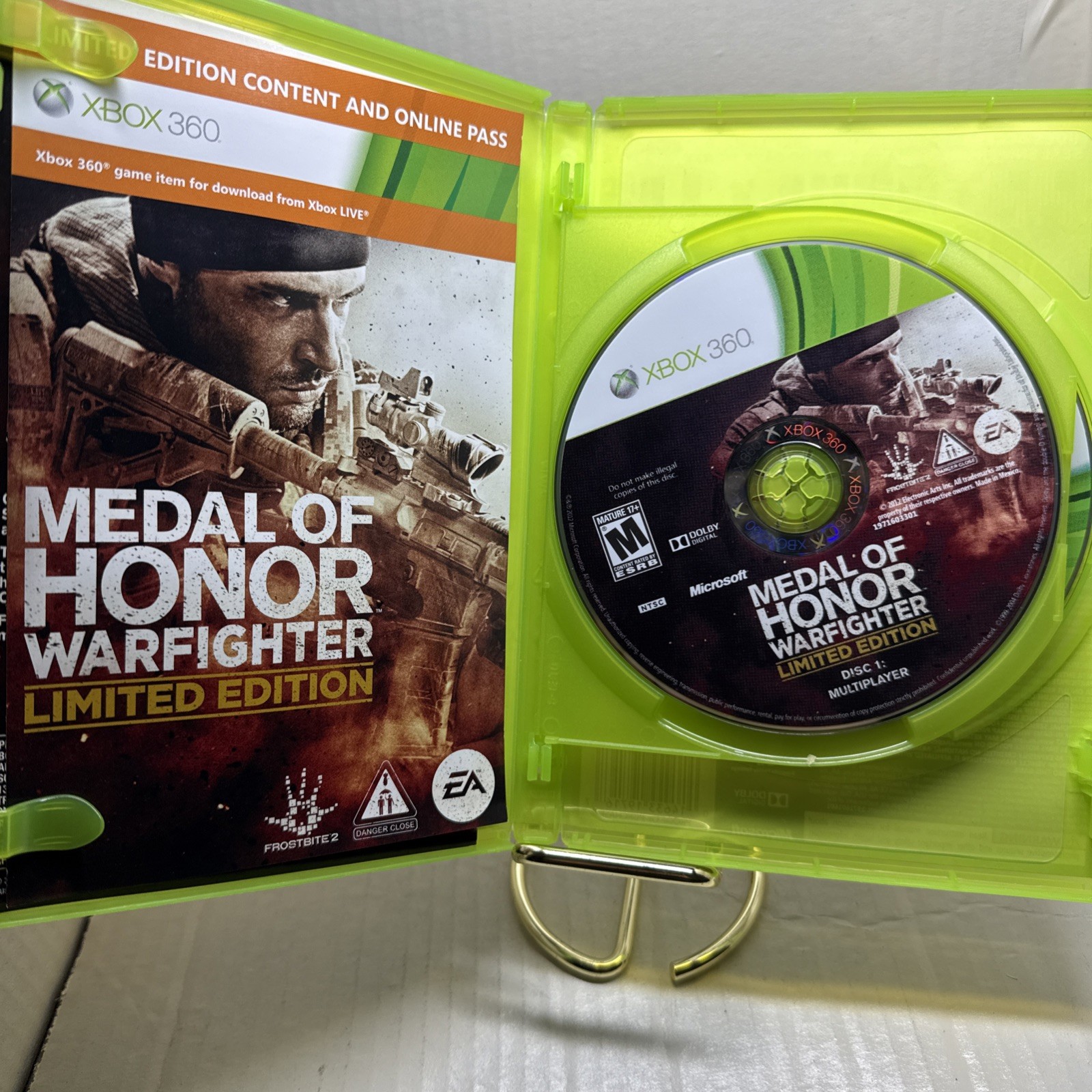 MEDAL OF HONOR WARFIGHTER LIMITED EDITION XBOX 360 Complete With Manual