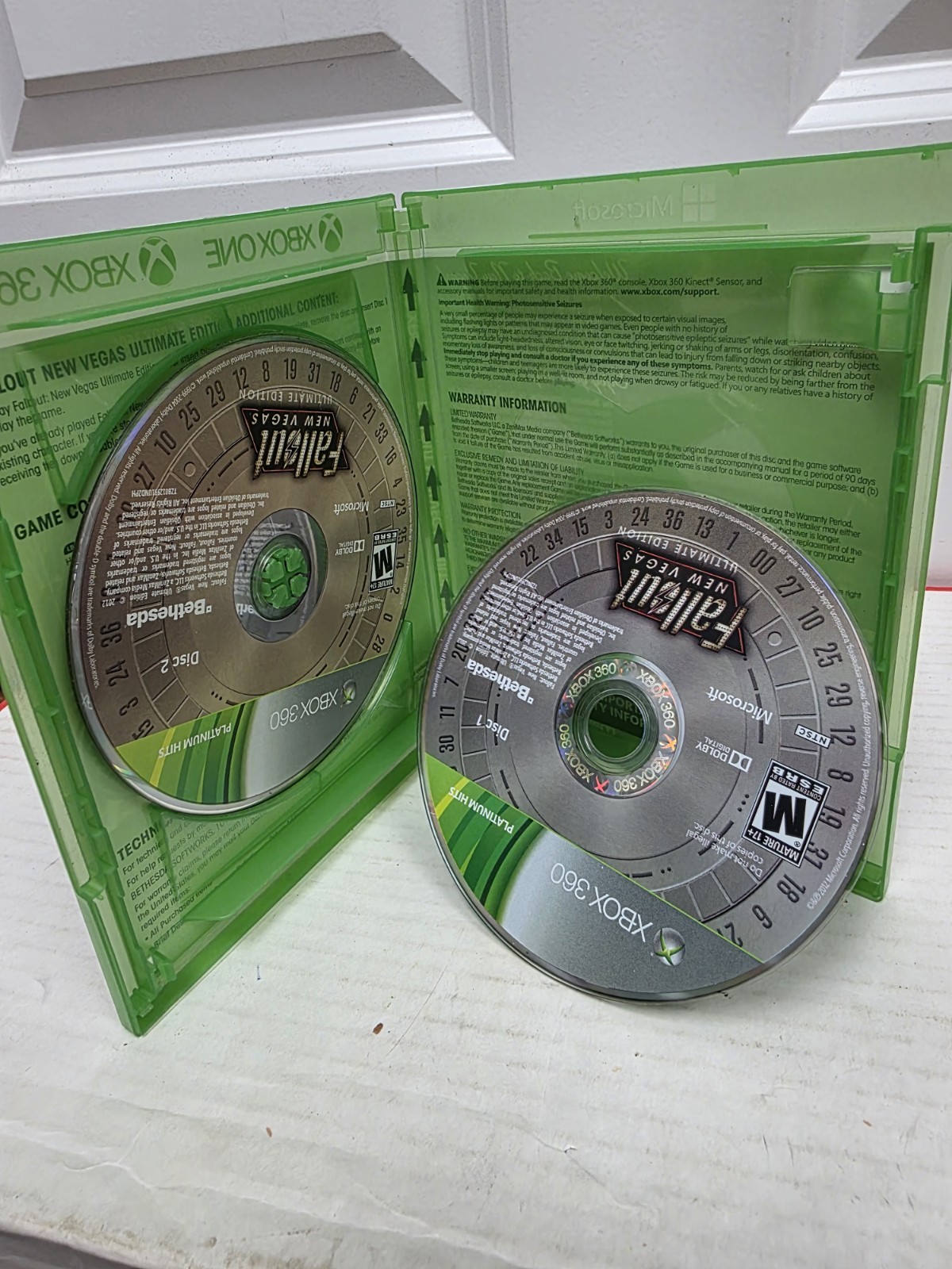 Fallout New Vegas Ultimate Edition Xbox One Xbox 360 – 2 Disc – Tested Complete