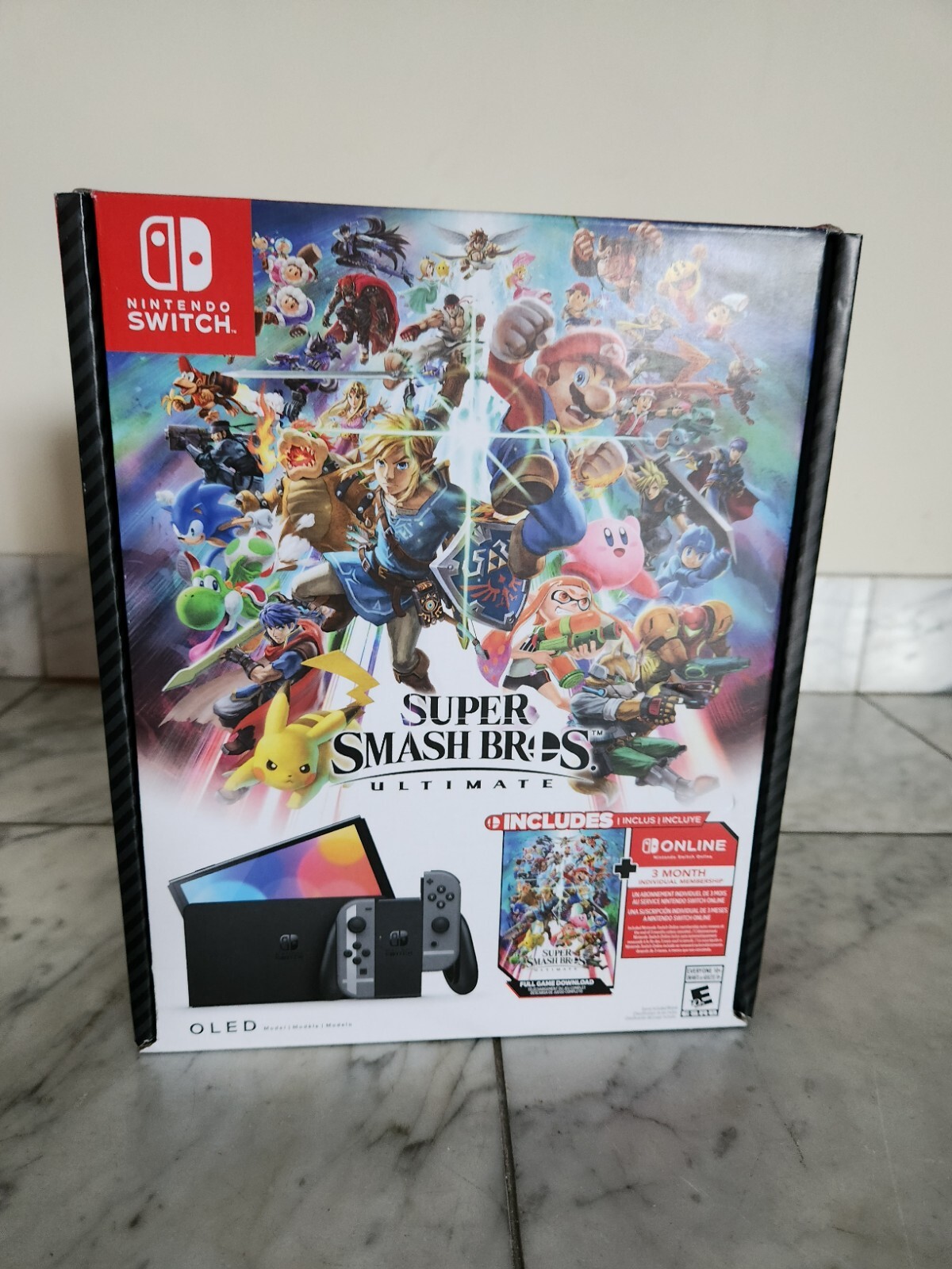 Nintendo Switch (OLED Model) Super Smash Bros. Bundle 64GB Console – (BRAND NEW)