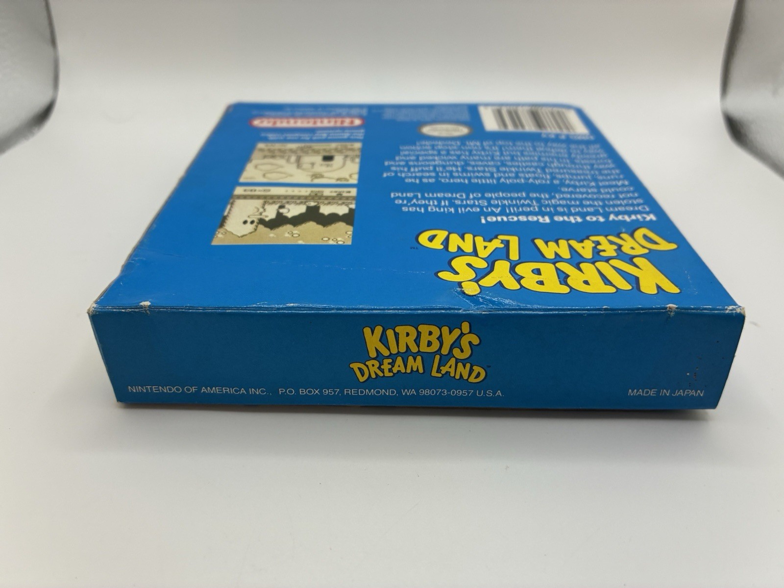 Kirbys Dream Land (Nintendo Game Boy, 1992) Game Box And Inserts