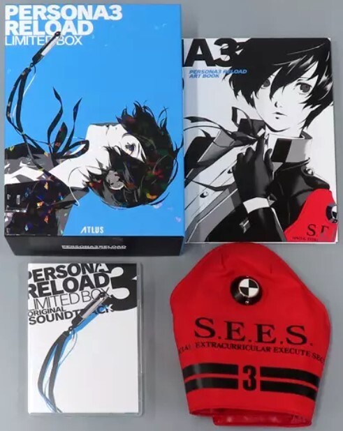 PERSONA 3 RELOAD LIMITED BOX Armband & ArtBook & SoundTrack Set Benefits 2024