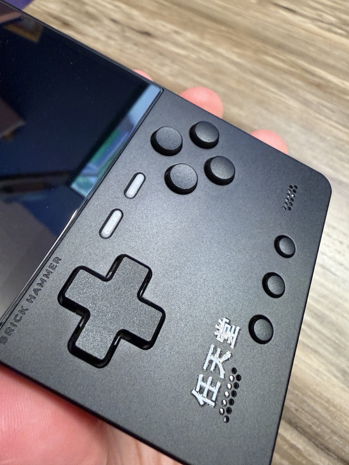 Custom TrimUI Brick Hammer w/ Better Buttons Mod, Purple Buttons 512GB + Extras