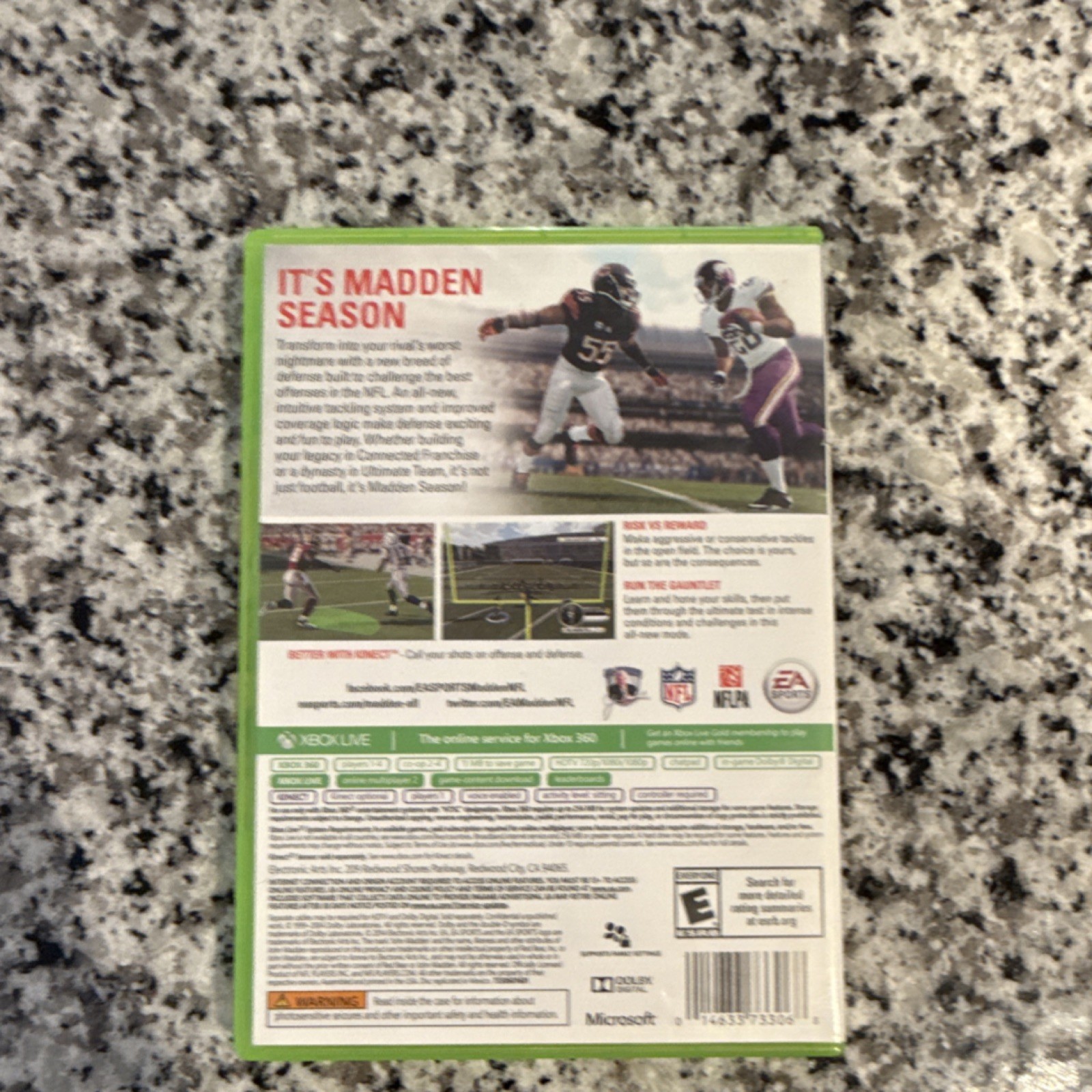 EA Sports Madden NFL 15 Xbox 360 Better with Kinect Online Interactions