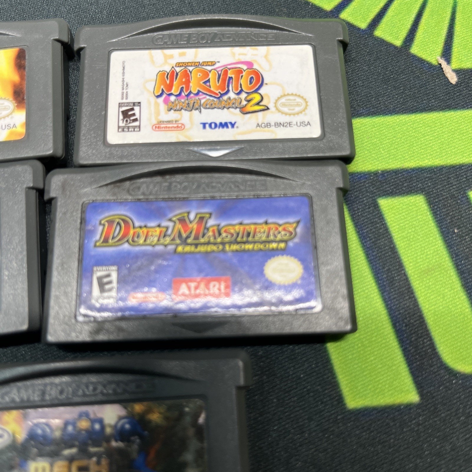 Lot of 5 Nintendo Game Boy Advance Games Naruto ninja council 1&2 + more TESTED