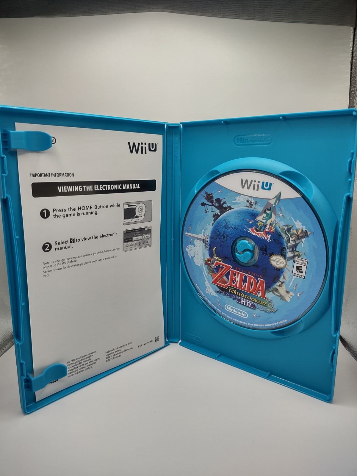 Legend of Zelda Wind Waker HD Wii U CIB Asia UAE Singapore Malaysia Region